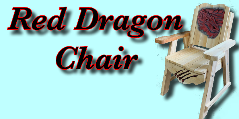 Red Dragon, deck chair, deck lounge chair, patio furniture